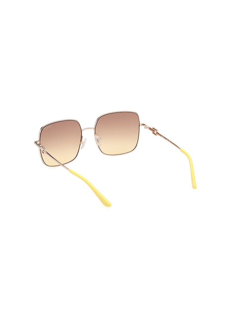 GUESS Women's UV Protection Square Sunglasses - GU7906-H32F58 - Lens Size: 58 Mm - Image 2